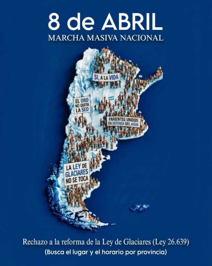 8 De abril Ley de Glaciares