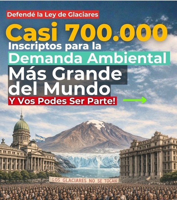 Flyer ley de glaciares a