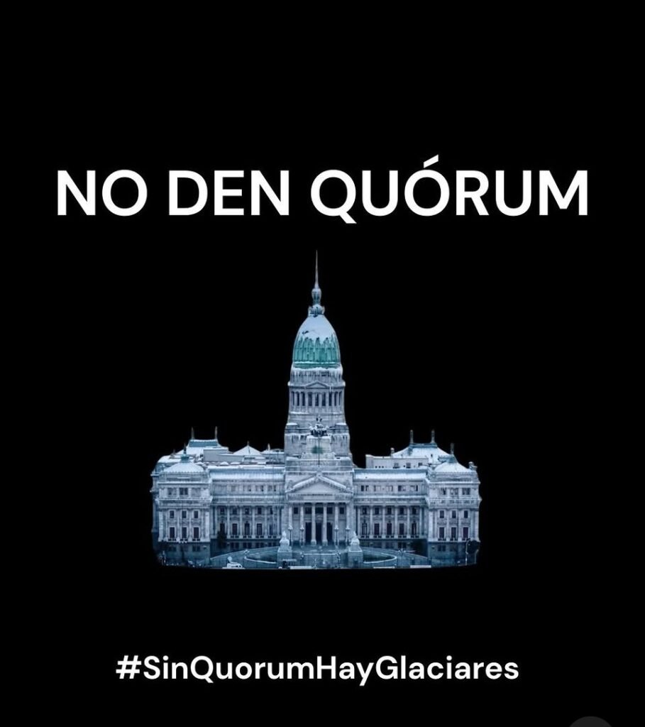 Lubertino marcha Ley de Glaciares 1